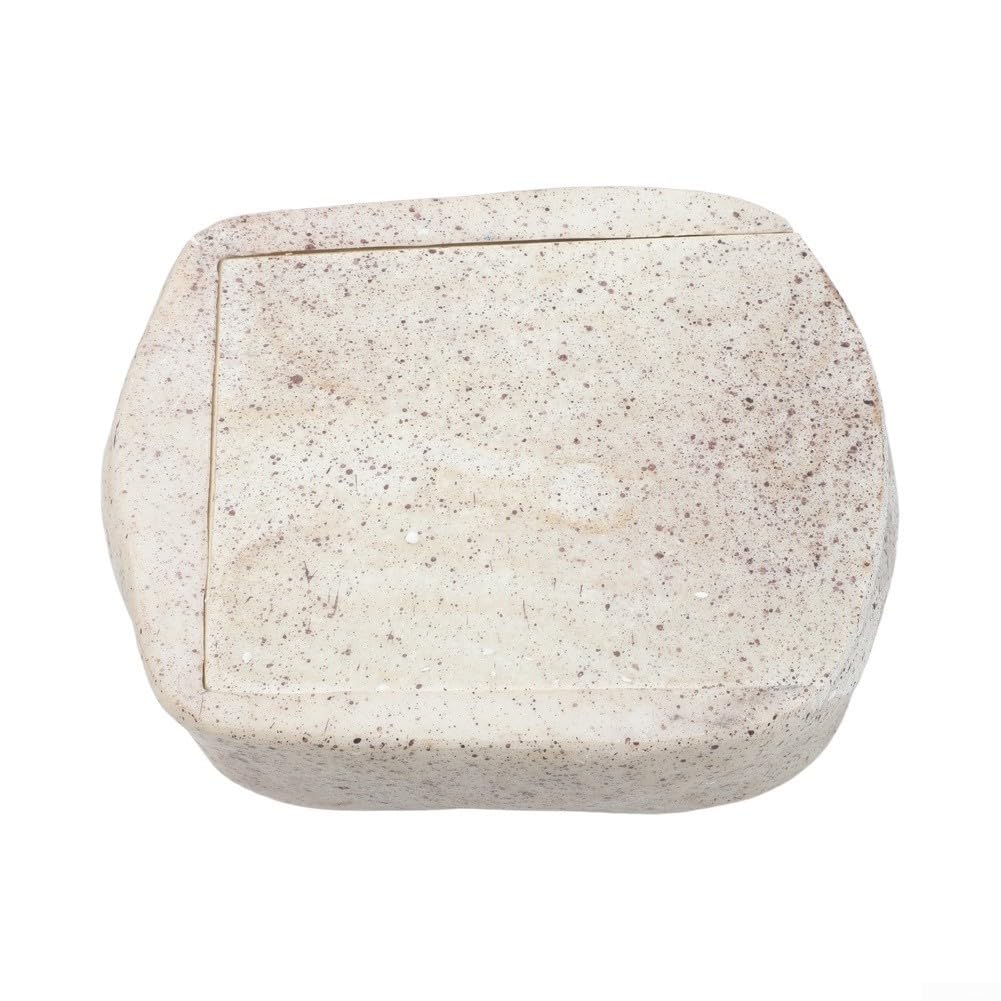 Caja para esconder llaves de roca falsa, 15,5 x 13 x 7 cm, resina