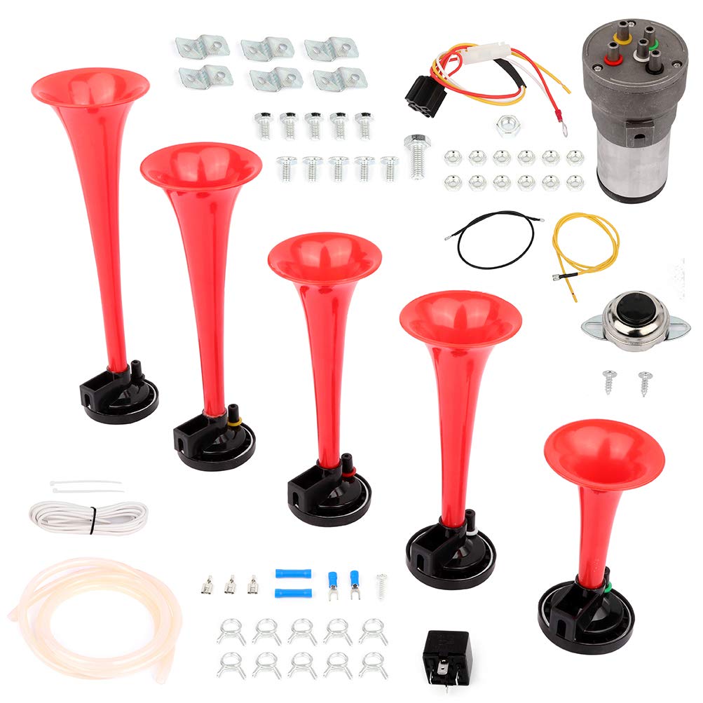 super loud Horn Kit Dixie Horn Dixie Musical Air Horn for Any 12V Vehicles Trucks Lorrys Trains Boats Cars Vans Kit