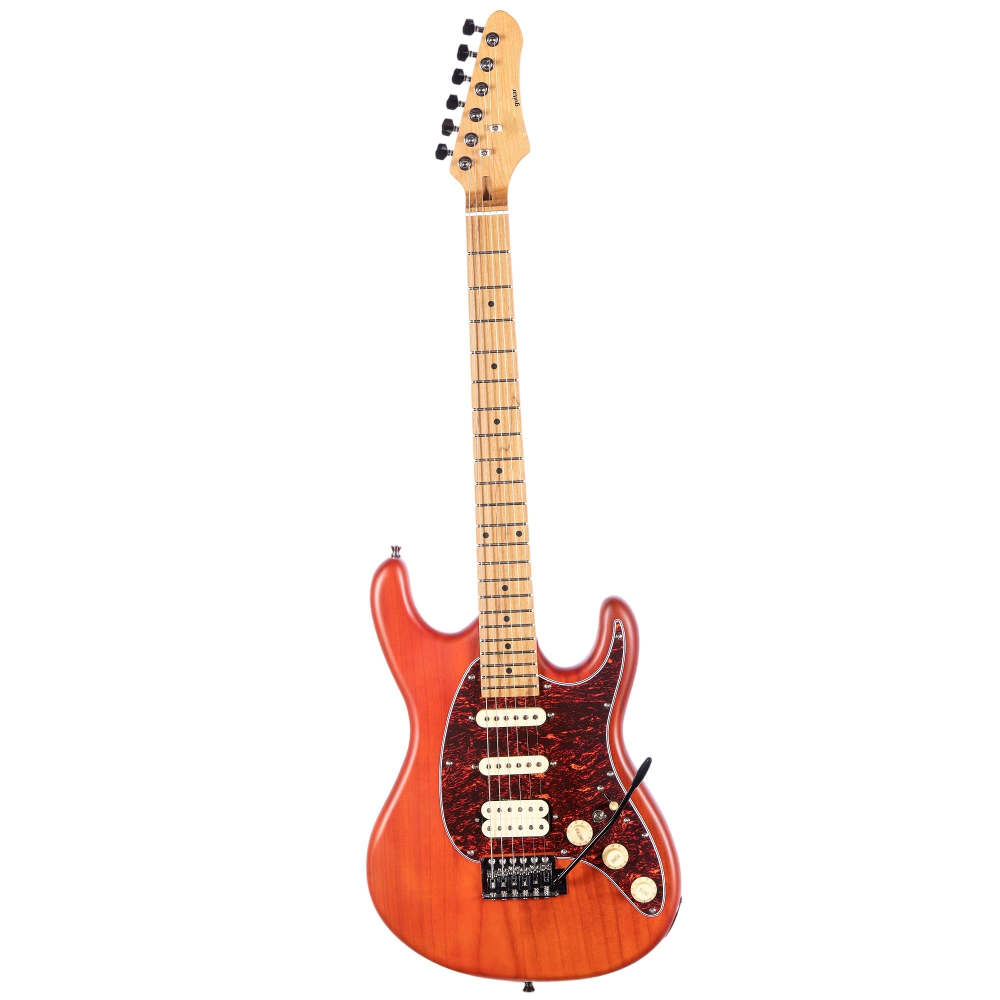 Standard Gitara Elektryczna Jazzowa Gitara Elektryczna Klonowa Podstrunnica 22 Progi Humbucker Pickup Profesjonalna Wydajność Trwała(Type 4 Red)