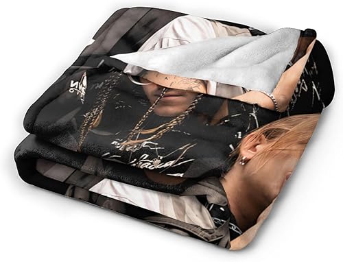 Miniatura 3 de Chase Music Atlantic - Manta de viaje ultra suave, acogedora y cálida, manta ligera para cama, sofá, sala de estar, todas las estaciones, 40 x 30