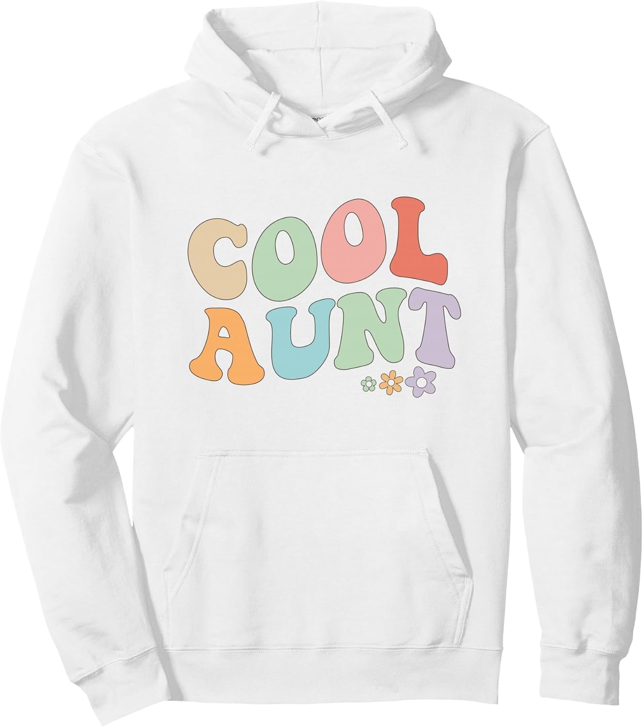 Cool Aunt vintage floral design to auntie from niece Pullover Hoodie