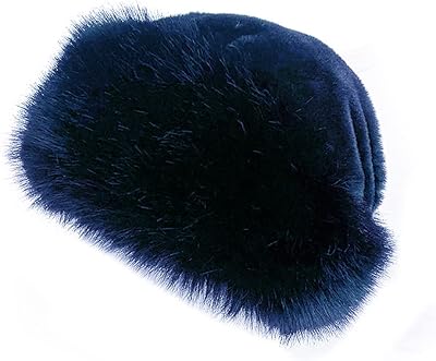 Women Winter Faux Fur Bucket Hat Warm Cap Fluffy Warm Hat for Women Teens Girls