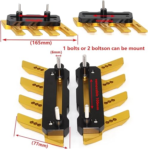 Miniatura 3 de Protector lateral para guardabarros delantero de motocicleta CNC anticaídas para Yamaha FZ25 FZ-25