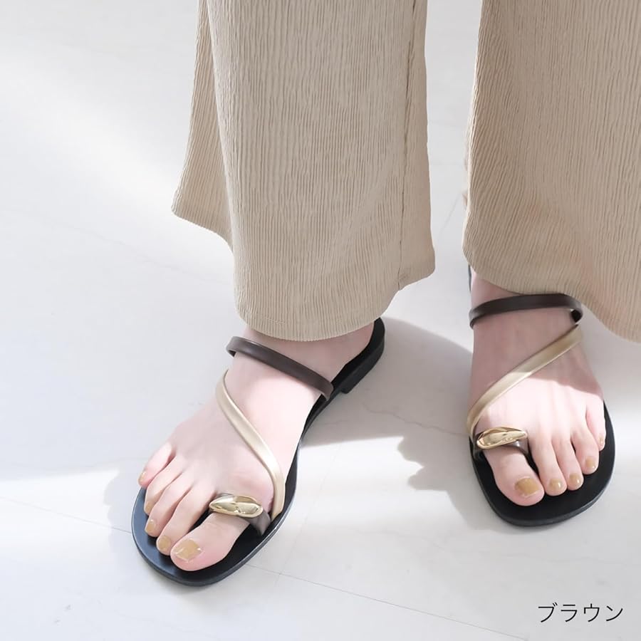 Amedeo confora ゴールドトングサンダル Amedeo Canfora ゴールド トングサンダル カンフォラ Canfora