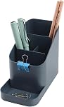Blue Ginkgo Organisateur de bureau – Entreposage de bureau coréen pour stylos, billets, courrier et fournitures (vert)