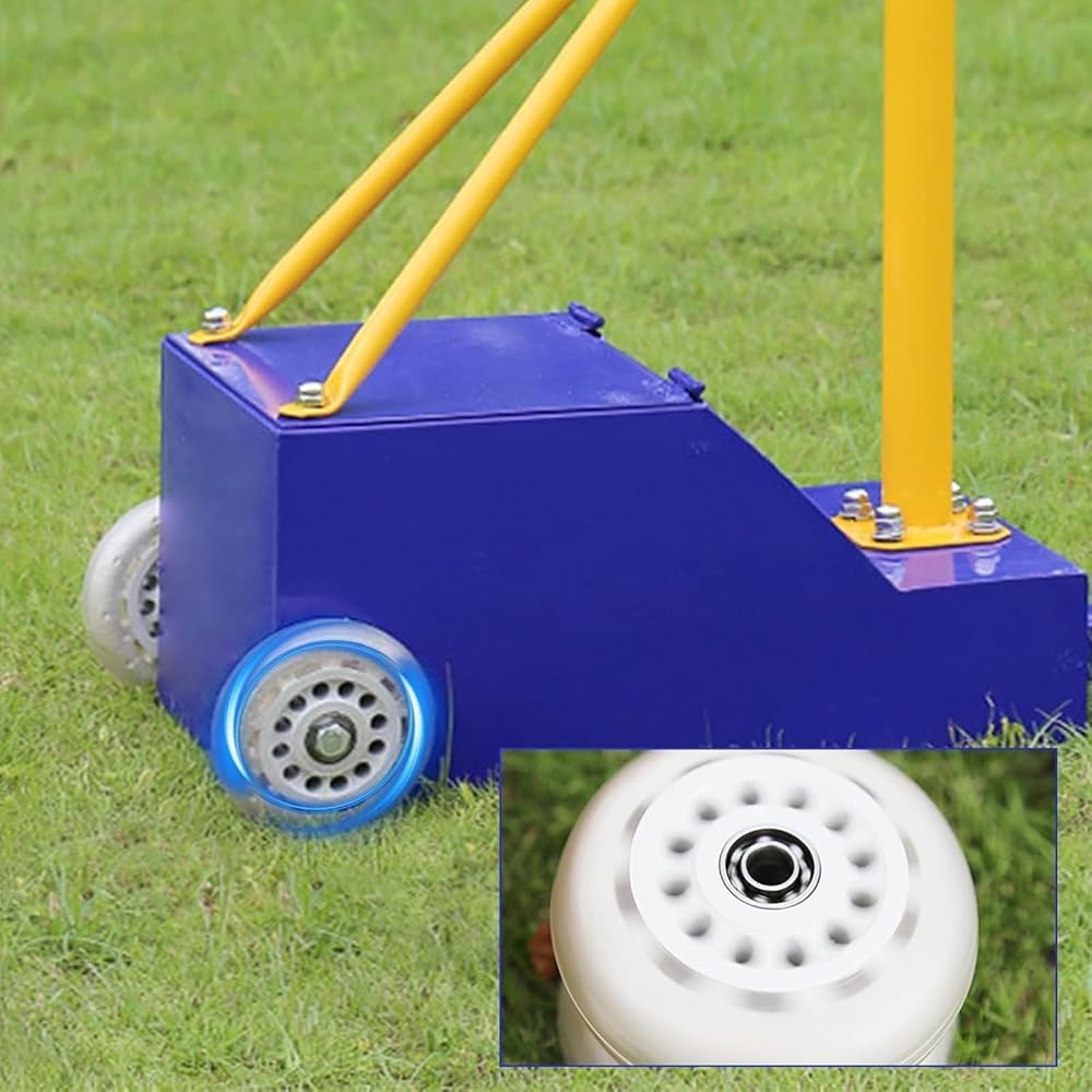 Volleyball net Steel Volleyball/Badminton Fillable Stand with Wheels Indoor & Outdoor Use Family Outdoor Games