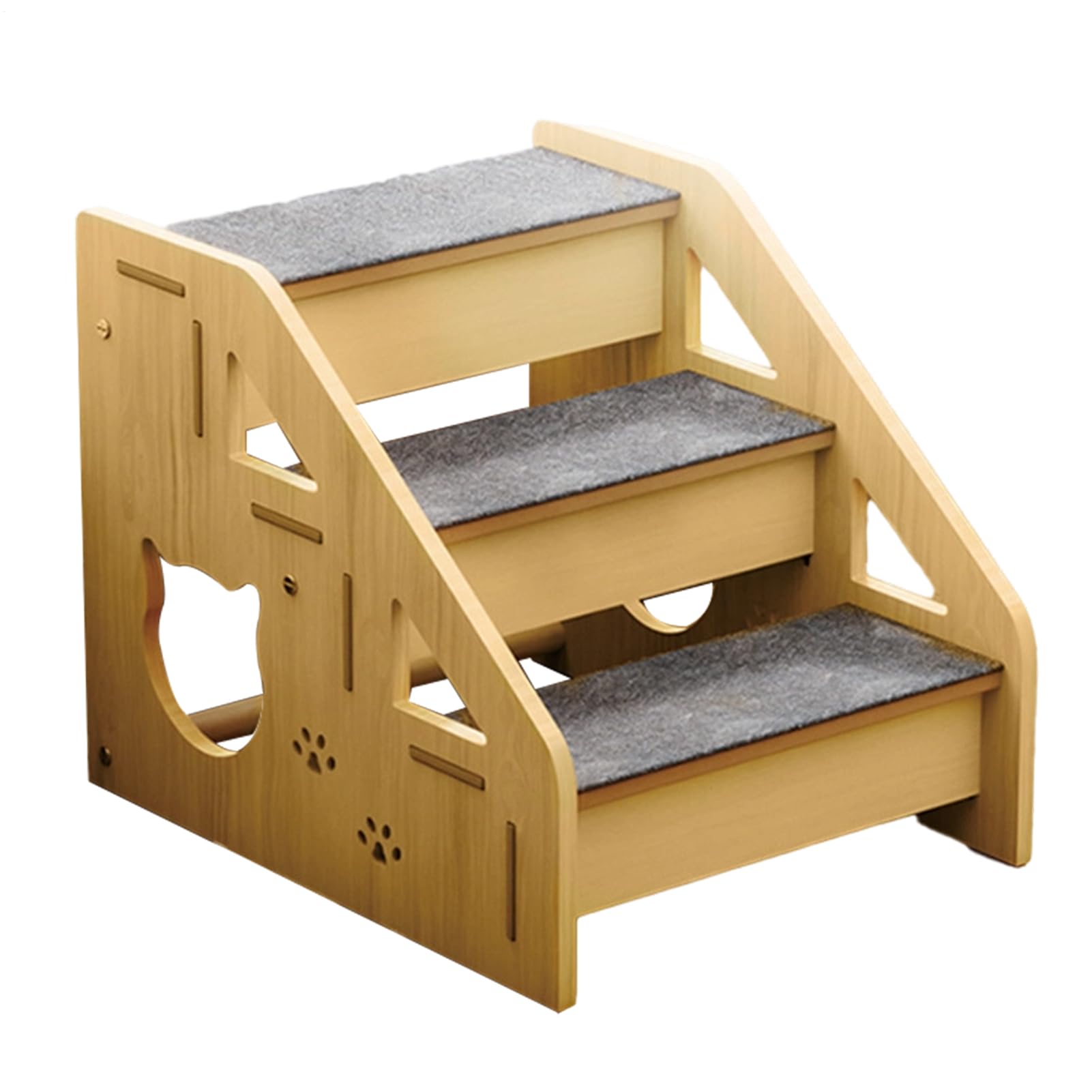 Scalette per Animali Domestici Rampa Antiscivolo per Animali Domestici | 3 Gradini per Gatti per Divano per piccoli animali, gatti anziani, cuccioli, divani, sofà, giardini, appartamenti, balconi,