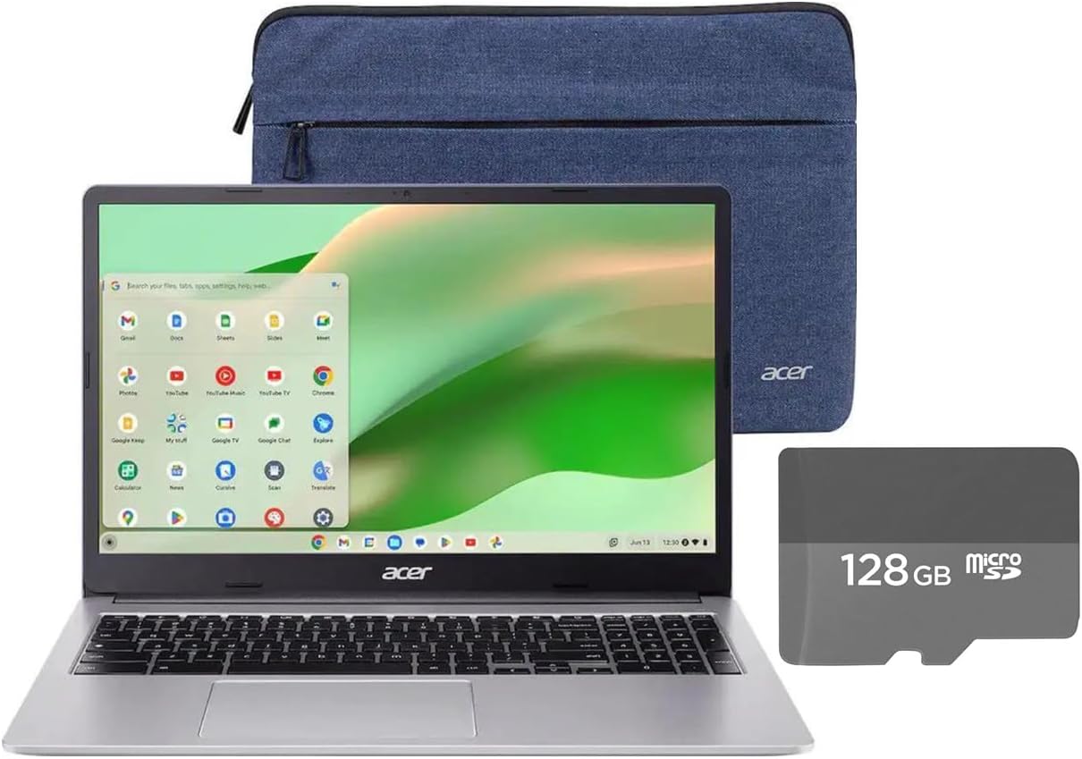 acer Chromebook 15.6″ Full HD Laptop | Intel Celeron N4500 | Integrated UHD Grap…