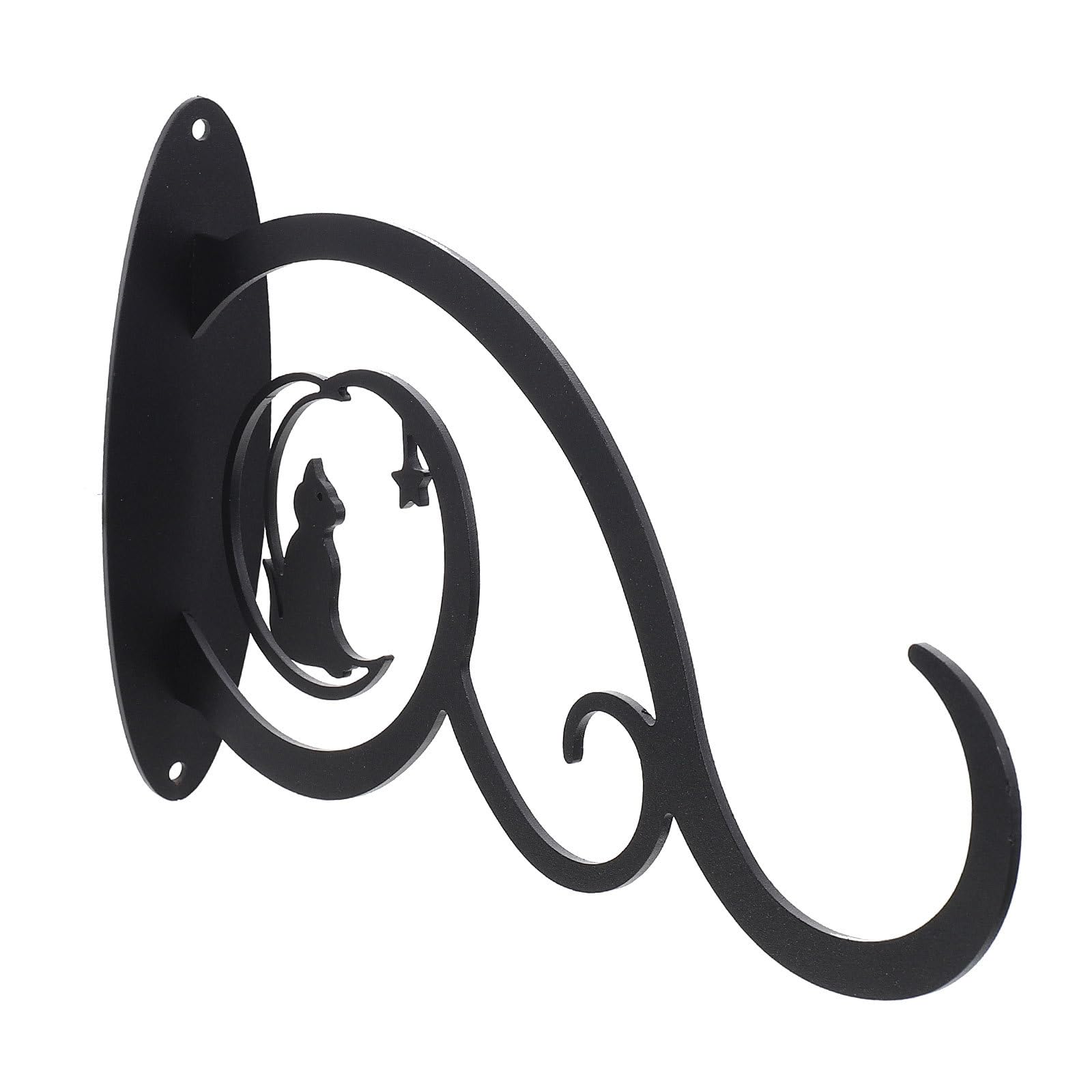 Operitacx Stainless Steel Hanging Plant Bracket for Indoor and Outdoor Use, Rust-Proof Wall-Mounted Basket Hook with Beautification Effect, Suitable for Wind Chimes and Planters to Decorate