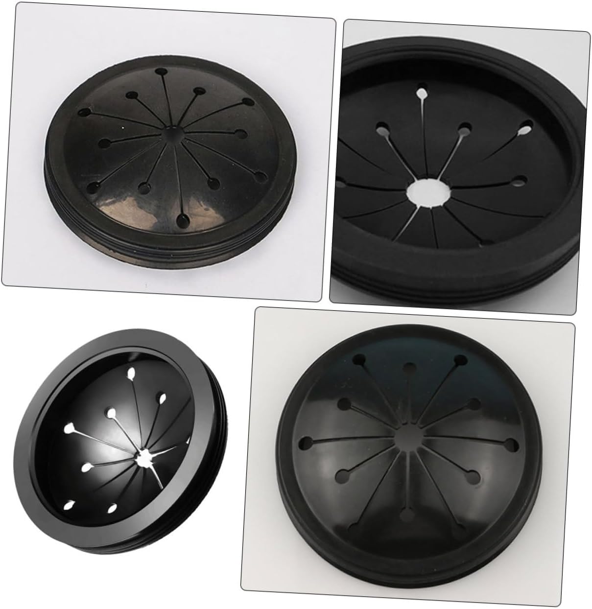 2PCS Garbage Disposal Splash Guards Easy to Install Sink Replacement Accessories for Kitchen Bathroom Noise Reduction Compatible with Models