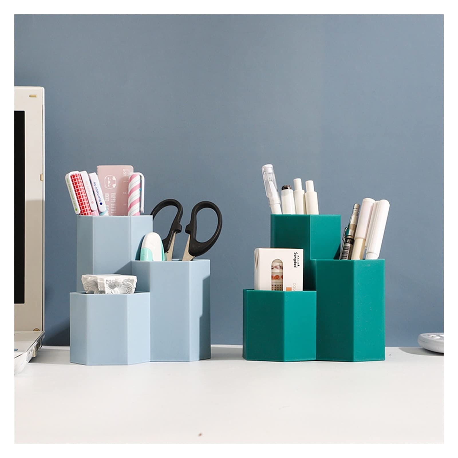 Stifteköcher Stiftbecher Schreibtisch-Stifthalter mit großer Kapazität, Bleistift, Make-up-Aufbewahrungsbox, Schreibtisch-Organizer, Ständer, Schule, Büromaterial, Schreibtisch-Set Stifteköcher Schrei