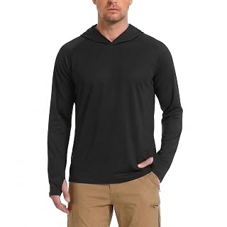 HYCOPROT Rashguard Herren UPF 50+ Langarmshirt UV Schnelltrocknend Shirts - Amazon product rated Grade A