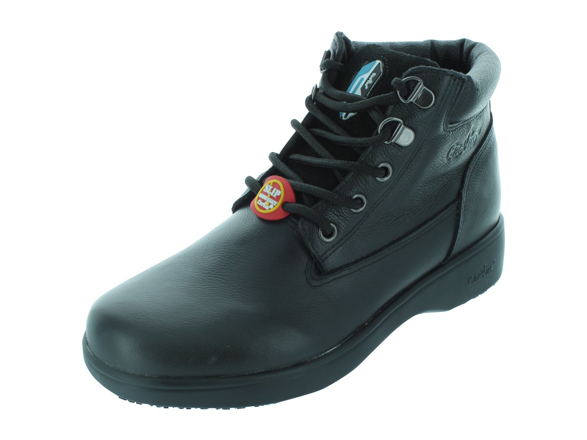 Cactus Unisex Women's LS60 6” Slip Resistant Soft Toe Oil Tumbled Full Grain Leather Certified Slip Resistant Rubber Outsole Restuarant Kitchen Work Boot Non Slip