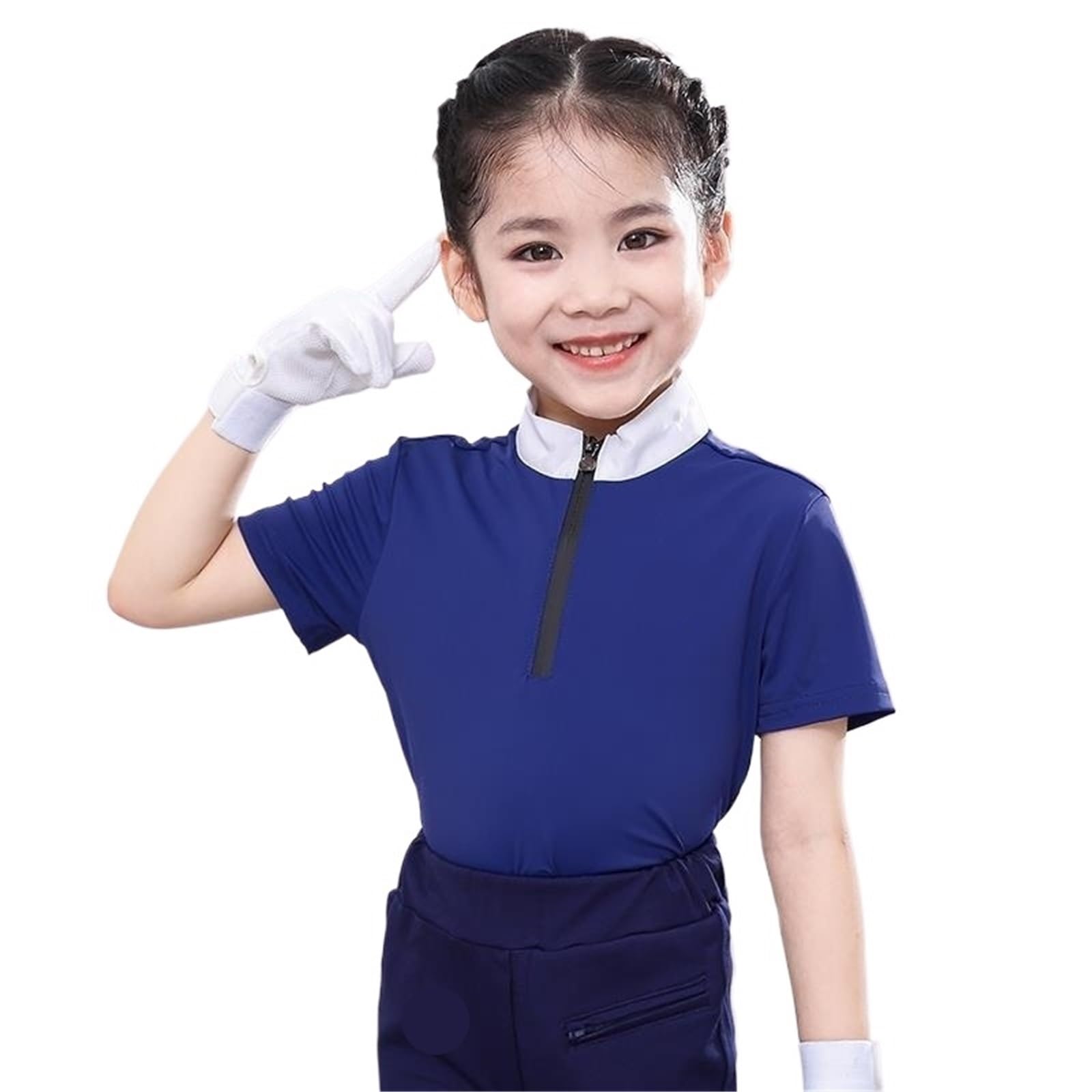 PantalóN De EquitacióN Conjunto de Ropa de equitación for niños, Pantalones de equitación, Camiseta, Pantalones de Montar, Trajes Deportivos, Mallas de equitación para Mujer(Color1,100)