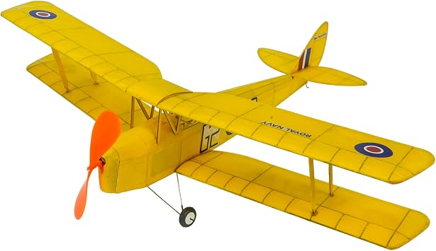 Dancing Wings Hobby 600mm Rubber Powered Balsa Wood Tiger Moth