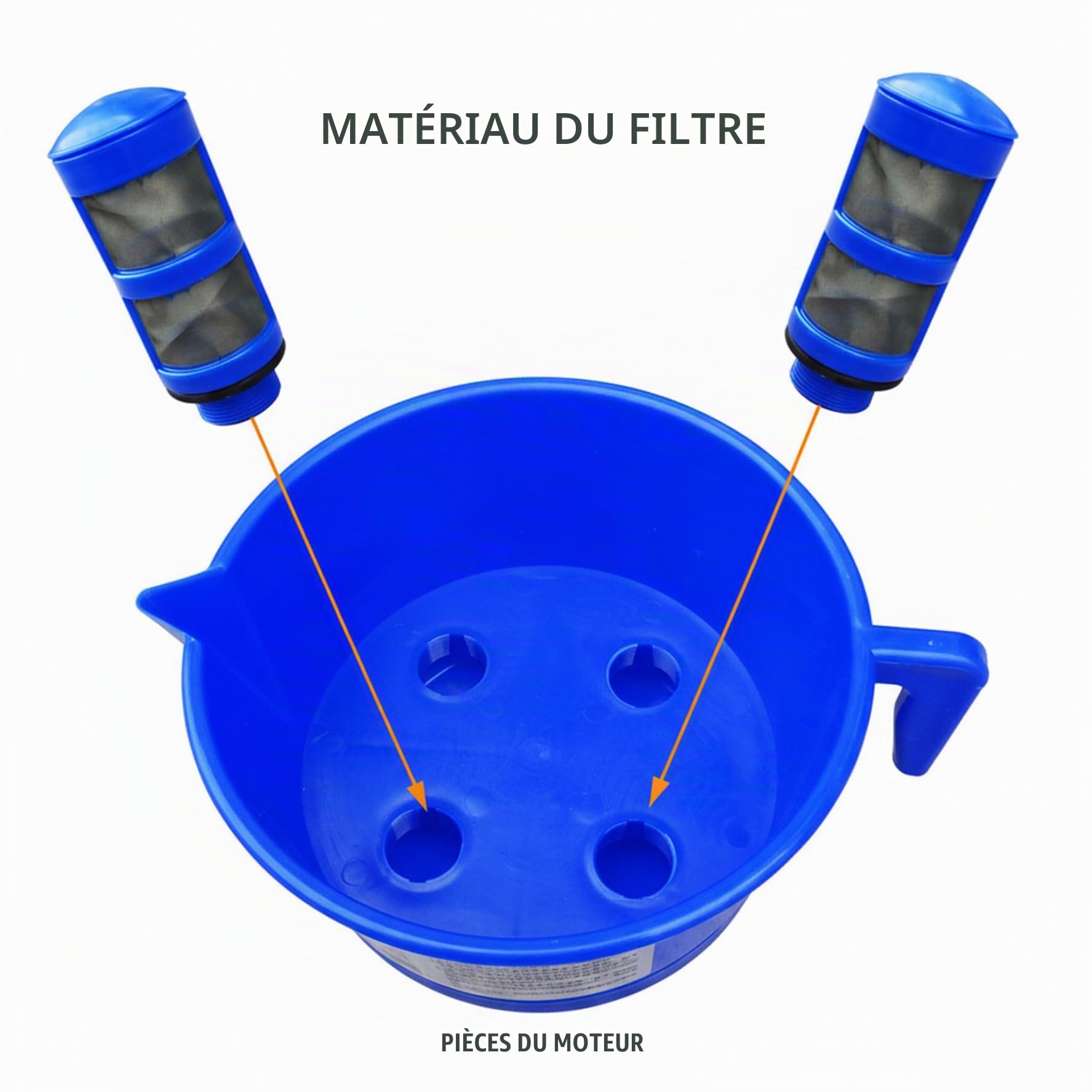 Entonnoir avec filtre, entonnoir filtrant |.Séparateur huile-eau avec 4 filtres pour essence et |.Filtration polyvalente pour carburants et liquides propres, carburant