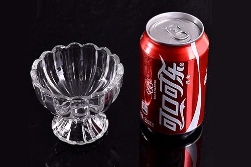 Miniatura 5 de VanEnjoy Juego de cuencos de vidrio en paquete seguro  Mini preparación, inmersión, postre, helado, bar, aperitivos, juego de 4, 4 onzas