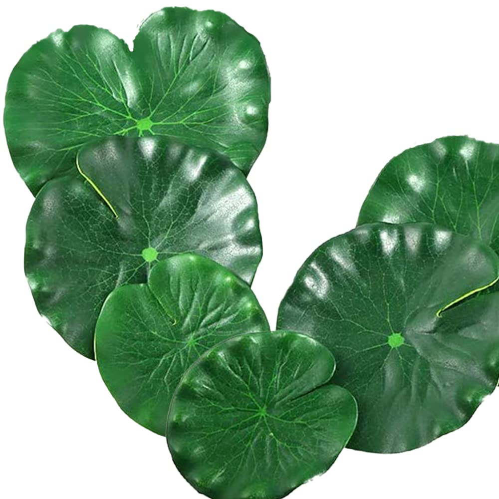 蓮の葉 Amazon.co.jp: 12枚 蓮の葉 造花 グリーン 人工蓮葉 スイレンパッド