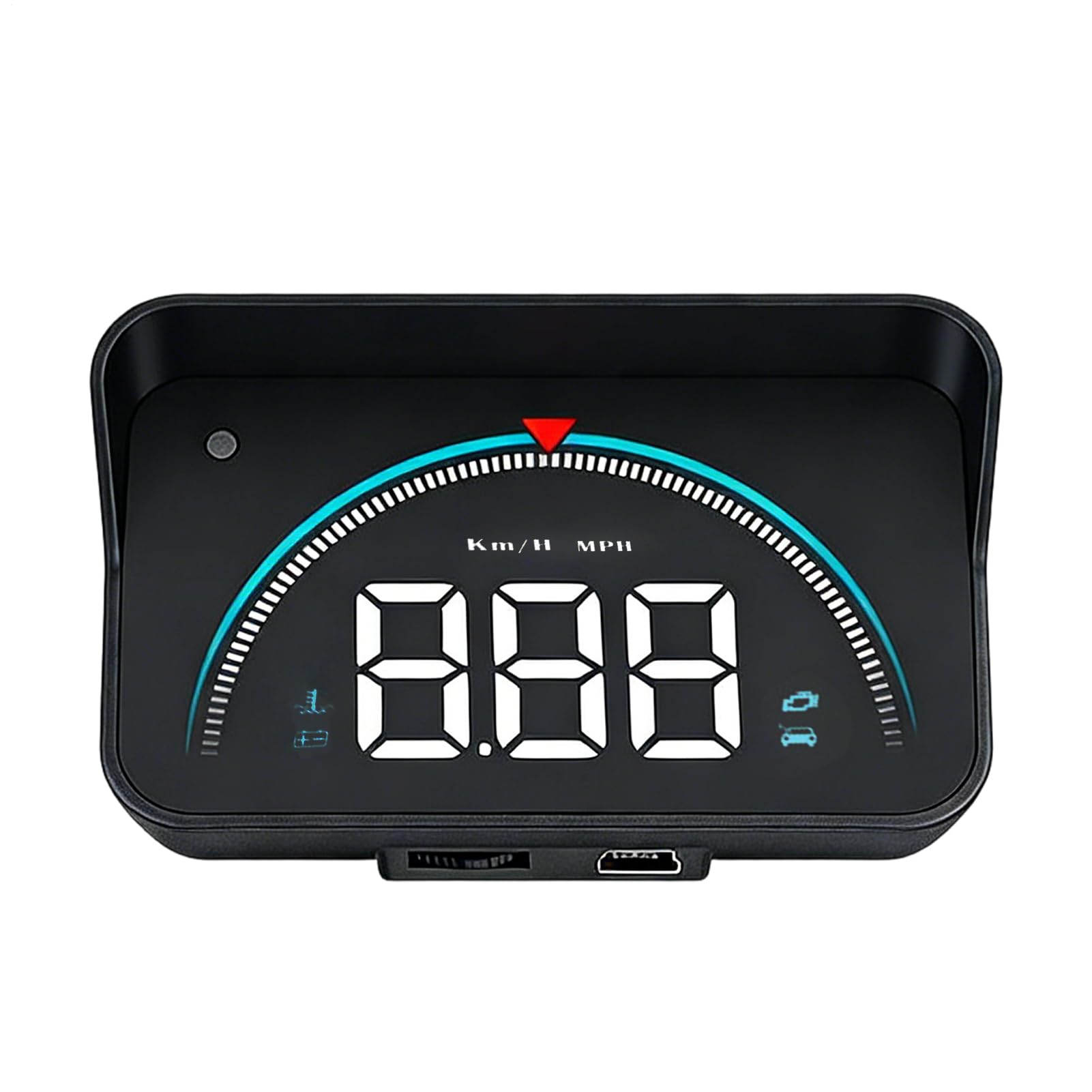 Ekran HUD, Speedometer w czasie rzeczywistym, zintegrowany system ostrzegawczy, interfejs o wysokiej rozdzielczości, akcesoria bezpieczeństwa pojazdu, przezroczyste narzędzie do nawigacji, kompaktowe