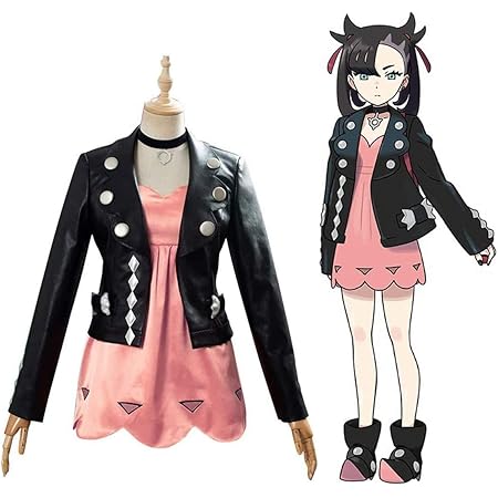 Amazon ポケットモンスターソード シールド ポケモン剣盾 マリィ 風 コスプレ衣装 ユニフォーム Cosplay衣装 舞台演出服 ハロウィン イベント 学園祭 クリスマス仮装 コスチューム 男性サイズ S コスプレ 仮装 通販