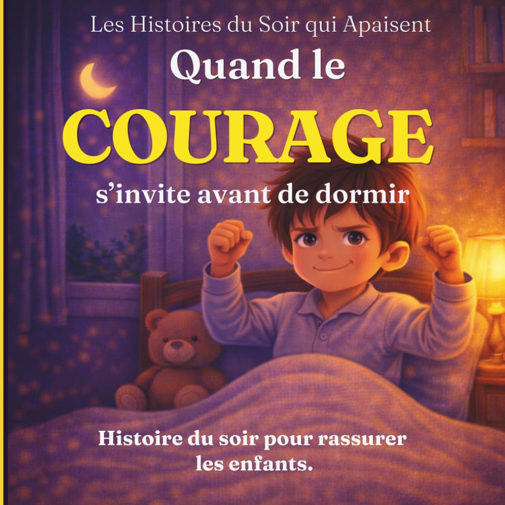 Quand le courage s’invite avant de dormir: une histoire du soir pour rassurer les enfants: 9 (Les Histoires du Soir qui Apaisent)