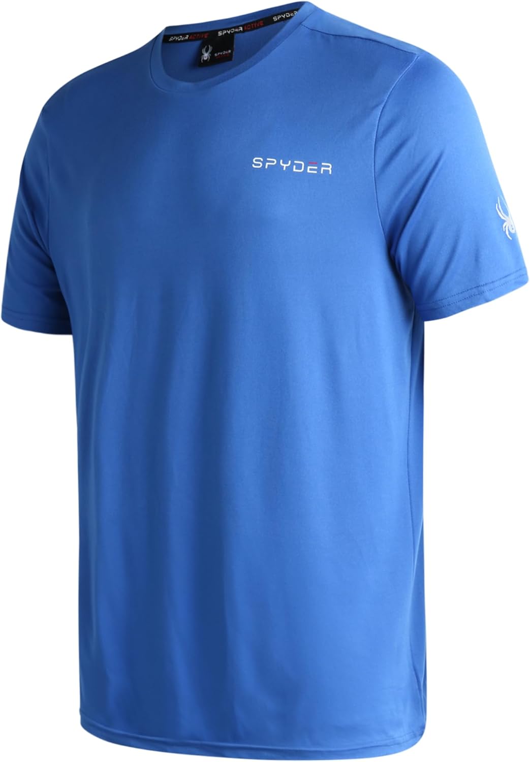 Spyder Mens Active Shirts - Quick Dry Lightweight Short Sleeve Mens Shirts Athletic Performance Gym Workout Shirts for Men