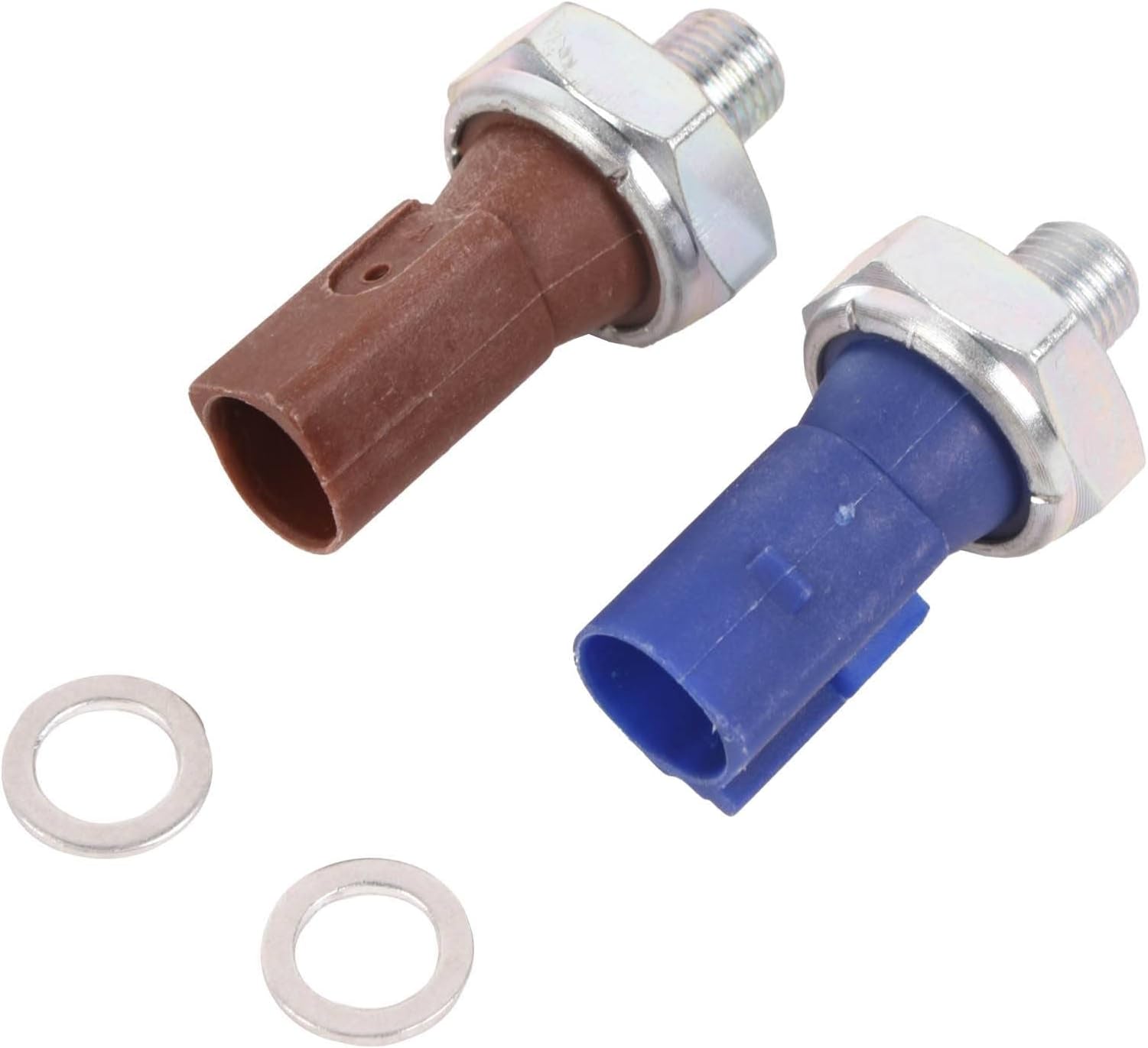 TOPAZ Oil Pressure Sensor Switch 038919081H + 06H919081A Compatible with VW Passat B6 B7 Golf Audi A2 A3 A8 Q3 TT 2.0T 1.8T