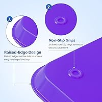 Vista 6 de JMU Bandejas para Procedimientos Dentales Autoclavables Juego de Bandejas Planas Tamaño B 13.25" X 9.75", Bandejas de Plástico para Instrumentos