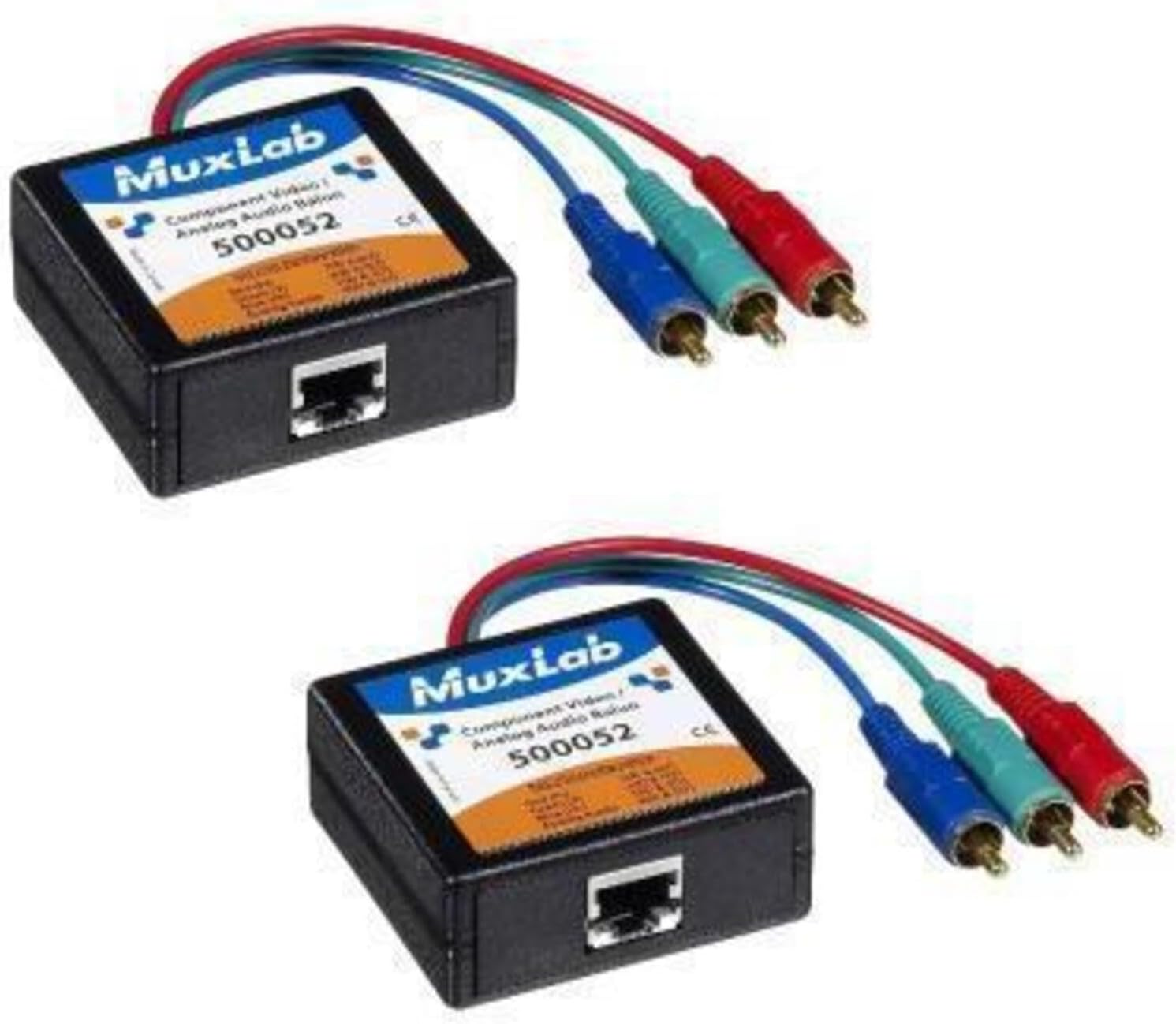 MuxLab 500052-2PK Component Video/Analog Audio Balun, 2-Pack