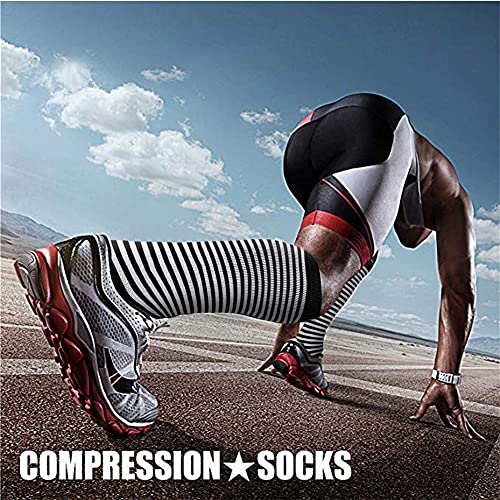 Image of Copper Compression Socks (3 Pairs), 15-20 mmhg is BEST Athletic & Medical for Men & Women, Running, Flight, Travel, Nurses - Boost Performance, Blood Circulation & Recovery