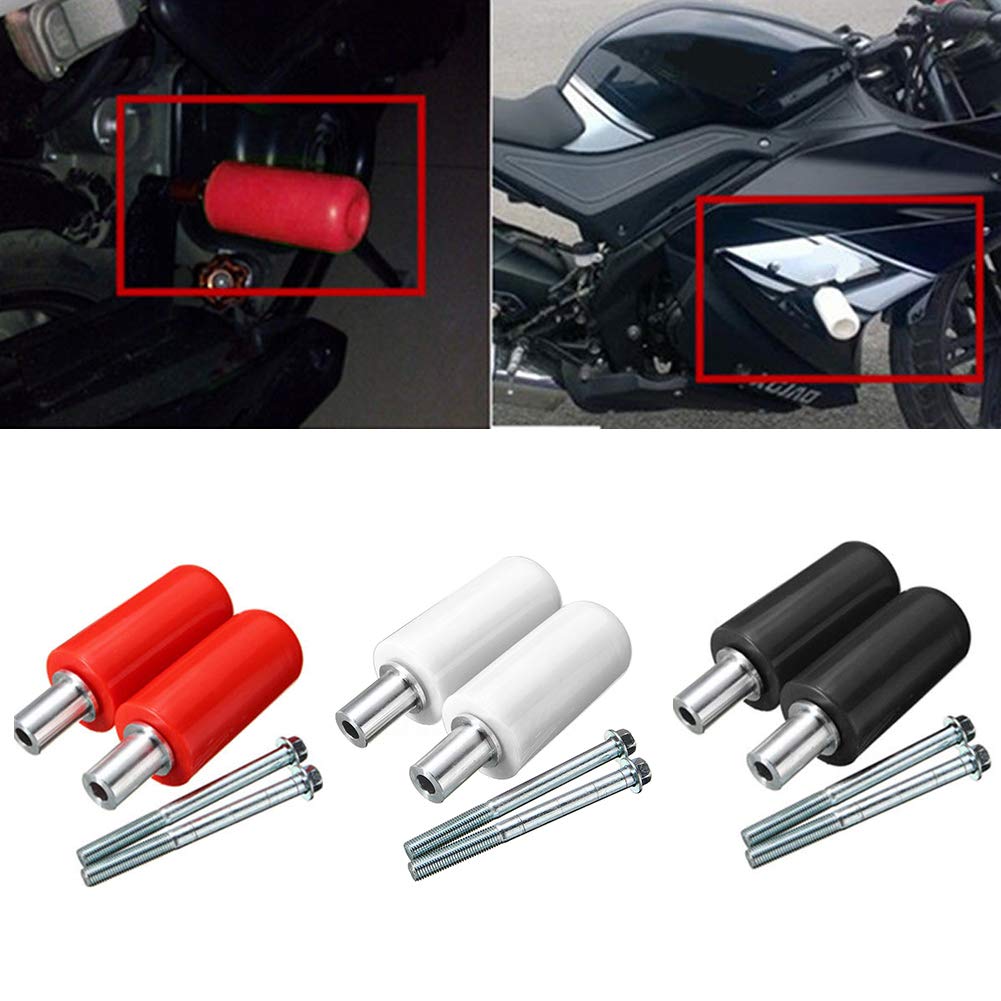 1 Pair Frame Sliders for Motorcycle Practical Anti Crash Protector Motorbike Frame Guards(Black,5 * 10cm) — view 6