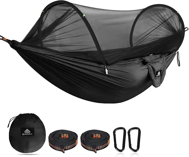 Amaca Zanzariera NATUREFUN da Campeggio, 300kg, Nylon Paracadute
