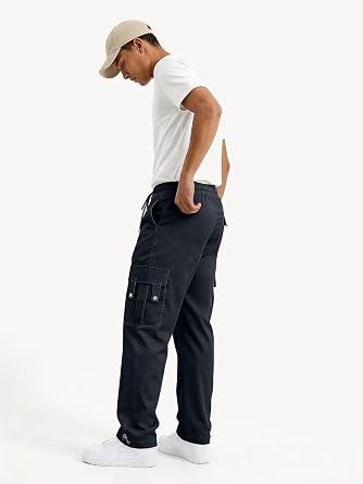 HOTake Men's Relaxed Fit Stretch Cargo Pants