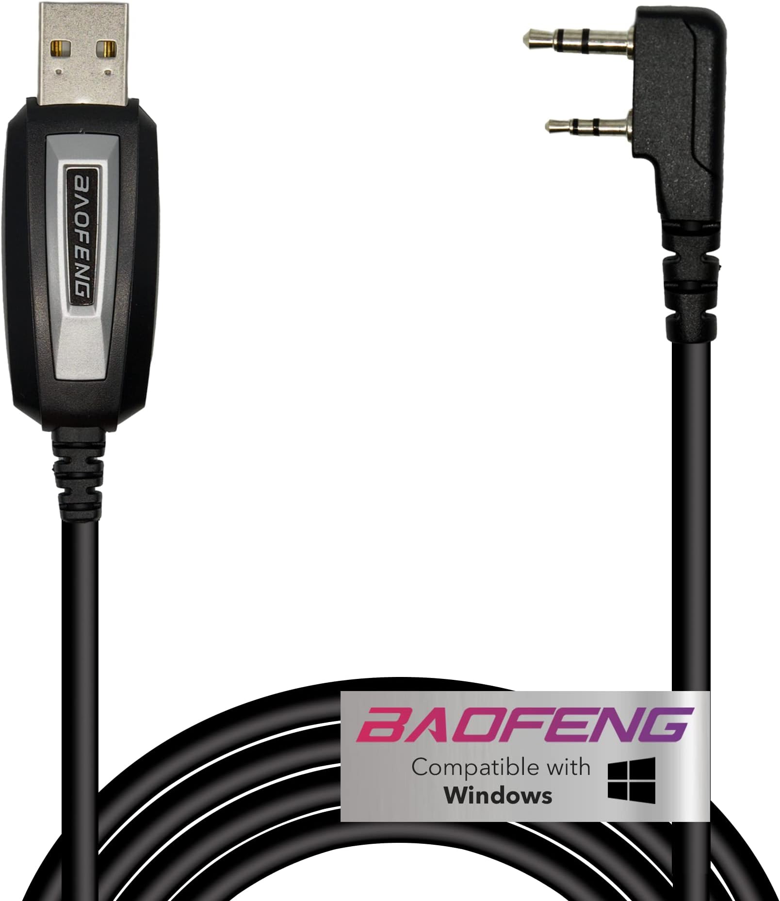MIRKIT Baofeng Programming Cable for Two Way ham Portable radios: UV-5R, 5RA, 5R Plus, 5RE, UV-82, BF-F8HP, UV3R Plus, BF-888S, 5R EX, 5RX3, GA-2S, BF-F8+, H777 UV82HP