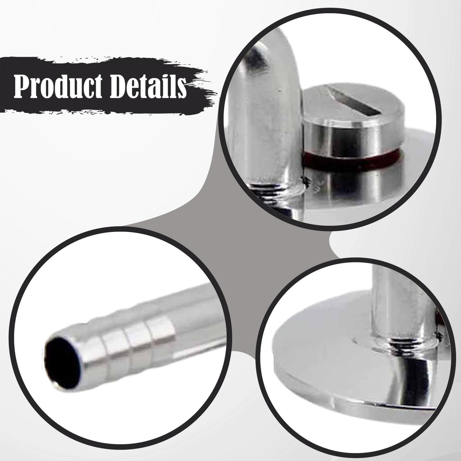 Ball Convert Lid Raccordo Clamp Transfer Fitting Valvola di Scarico Accoppiatore Accessorio in Acciaio Inox 304 Funzione Sgancio Rapido Adatto, 1.5inch