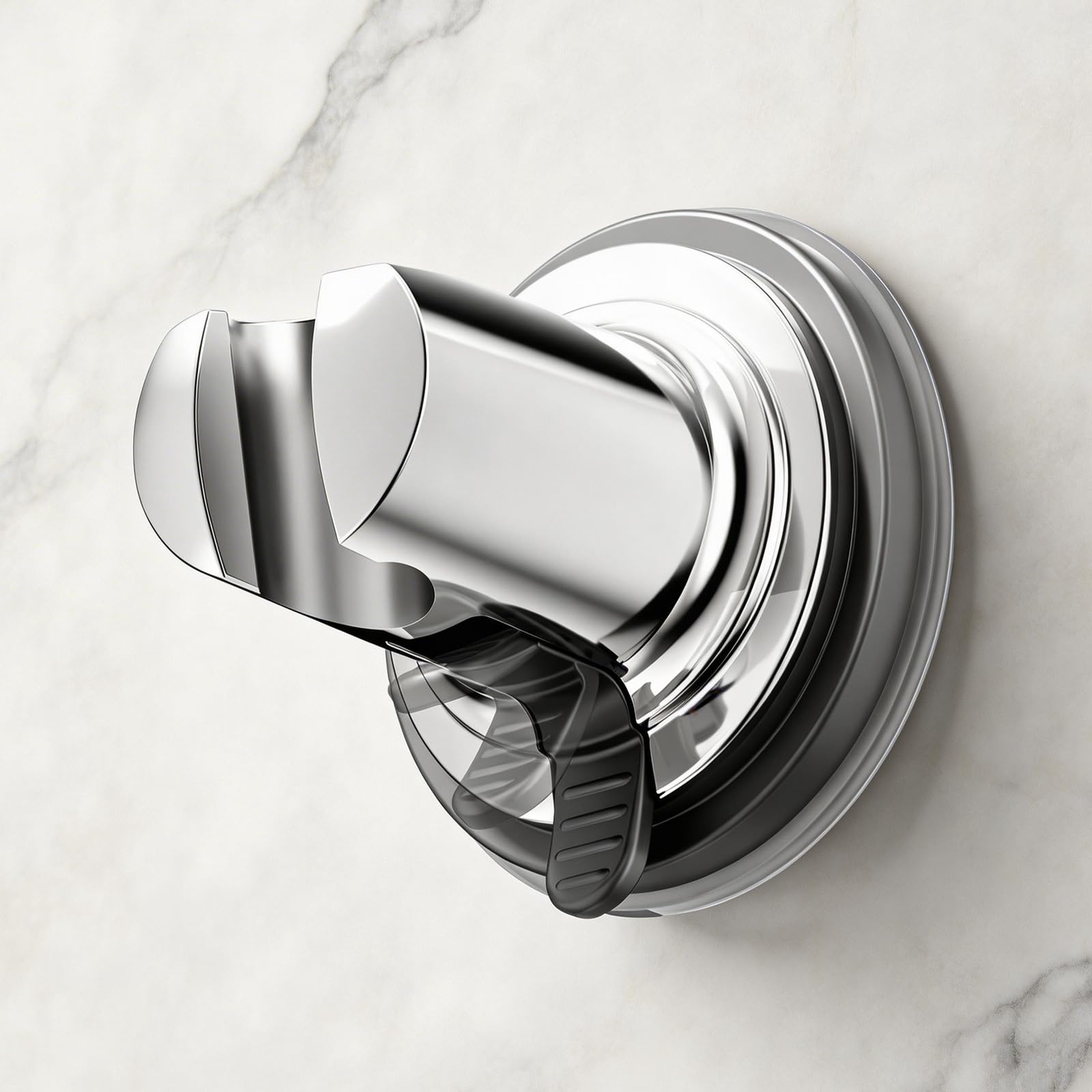 Handheld Shower Head Holder Suction (1, Chrome)