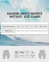 Vista 2 de Seaskin Pantalones cortos de buceo de 0.098 in para hombre con bolsillo