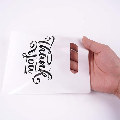 Miniatura 8 de ysmile Bolsa de plástico grande con asa bolsa de plástico para pequeñas empresas tienda minorista de polietileno troquelado de 158 x 196 pulgadas