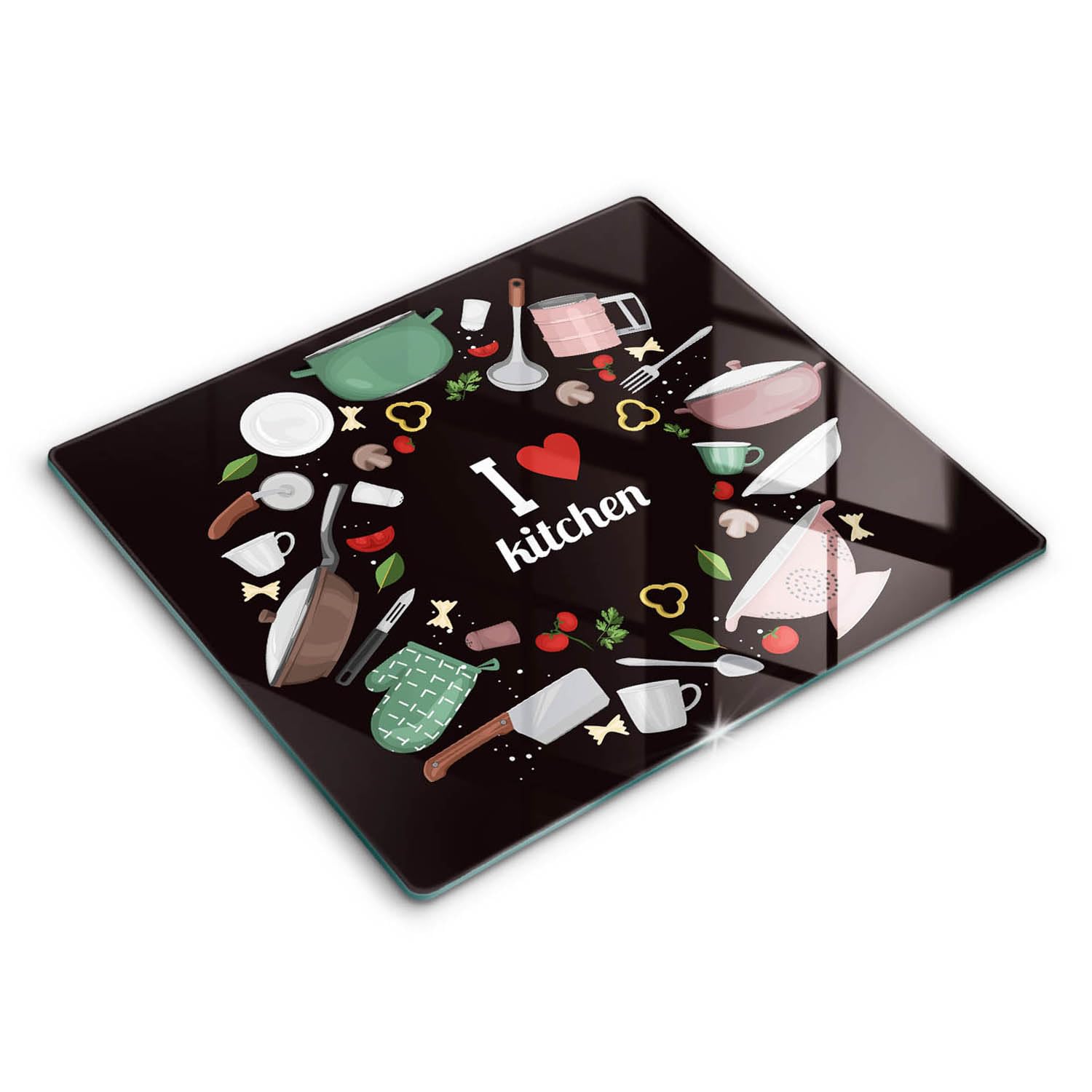 Protection Plaque Cuisson Verre Wallfluent 60x52cm pour Cuisiner avec Confort et Passion