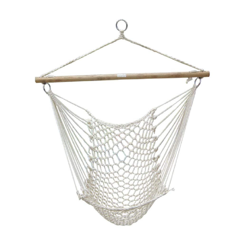 NANANA Amaca a Poltrona Dondolo Sedia Sospesa da Giardino, Amaca da Giardino o Casa Poltrona Sospesa per Interni ed Esterni, capacità 120 kg, 110X50cm