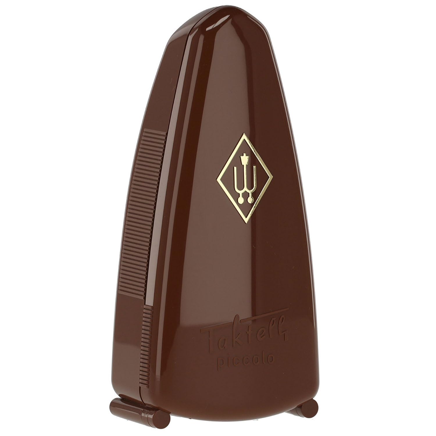 Wittner mechanisches Metronom 831 Taktell Piccolo Mahagoni-Braun mit keepdrum Mikrofasertuch