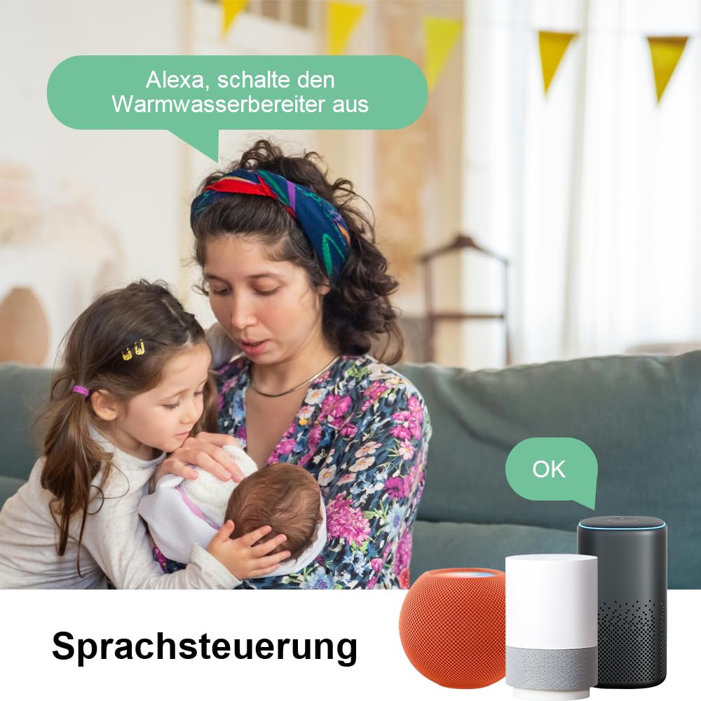 KETOTEK Smart WiFi Bidirektionaler Stromzähler 1 Phasig Hutschiene