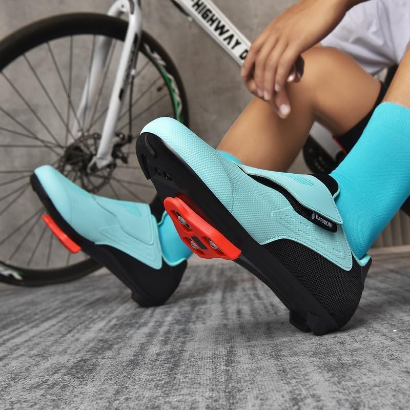 Womens Cycling Shoes Compatible with Peloton Indoor Road Bike Riding Shoes Pre-Installed Delta Cleats Clip Outdoor Pedal - Image 7