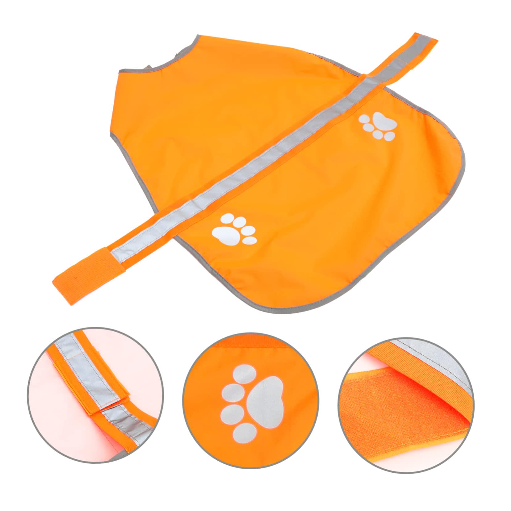 ABOOFAN 5stücke Reflektierende Hundeweste Für Kleine Bis Mittelgroße Hunde Atmungsaktive Und wasserdichte Sicherheitskleidung Für Outdoor-aktivitäten Und Nächtliche Für Tägliche
