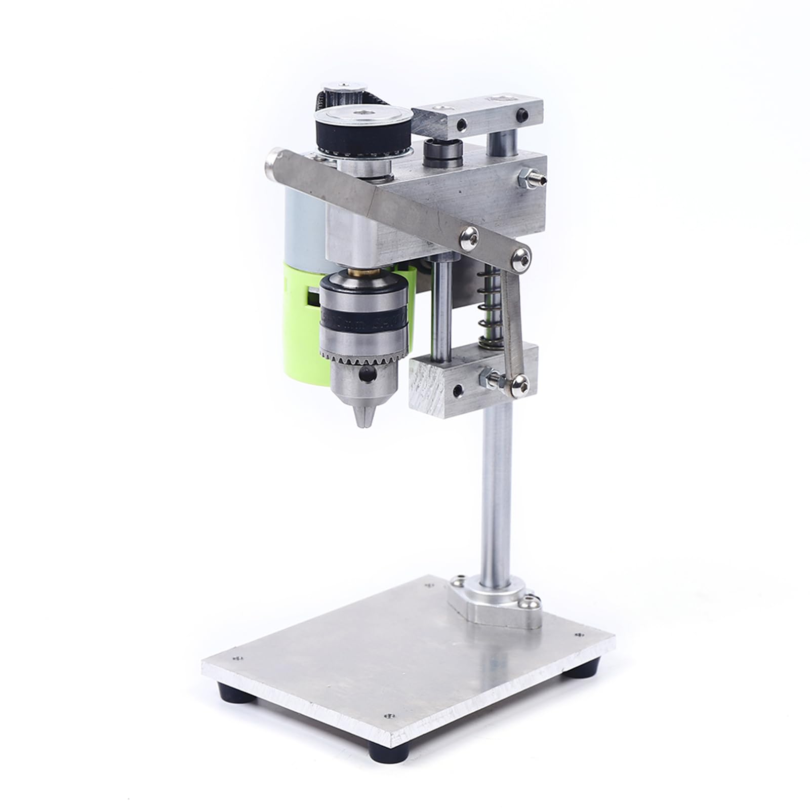 Drill Press, Benchtop Drill Press, Bench Top High Precision Wood/Metal Drilling Milling Machine, 7 Speed Adjustable, Thickened Solid Base, For Metal Wooden Jewelry Diy And Crafts Projects