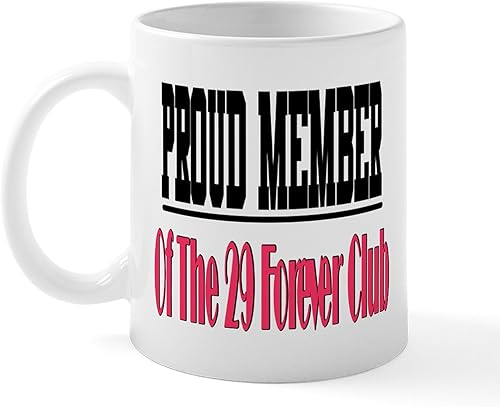 Miniatura 1 de CafePress 29 Forever Club - Taza de café de cerámica, taza de té, 11 onzas