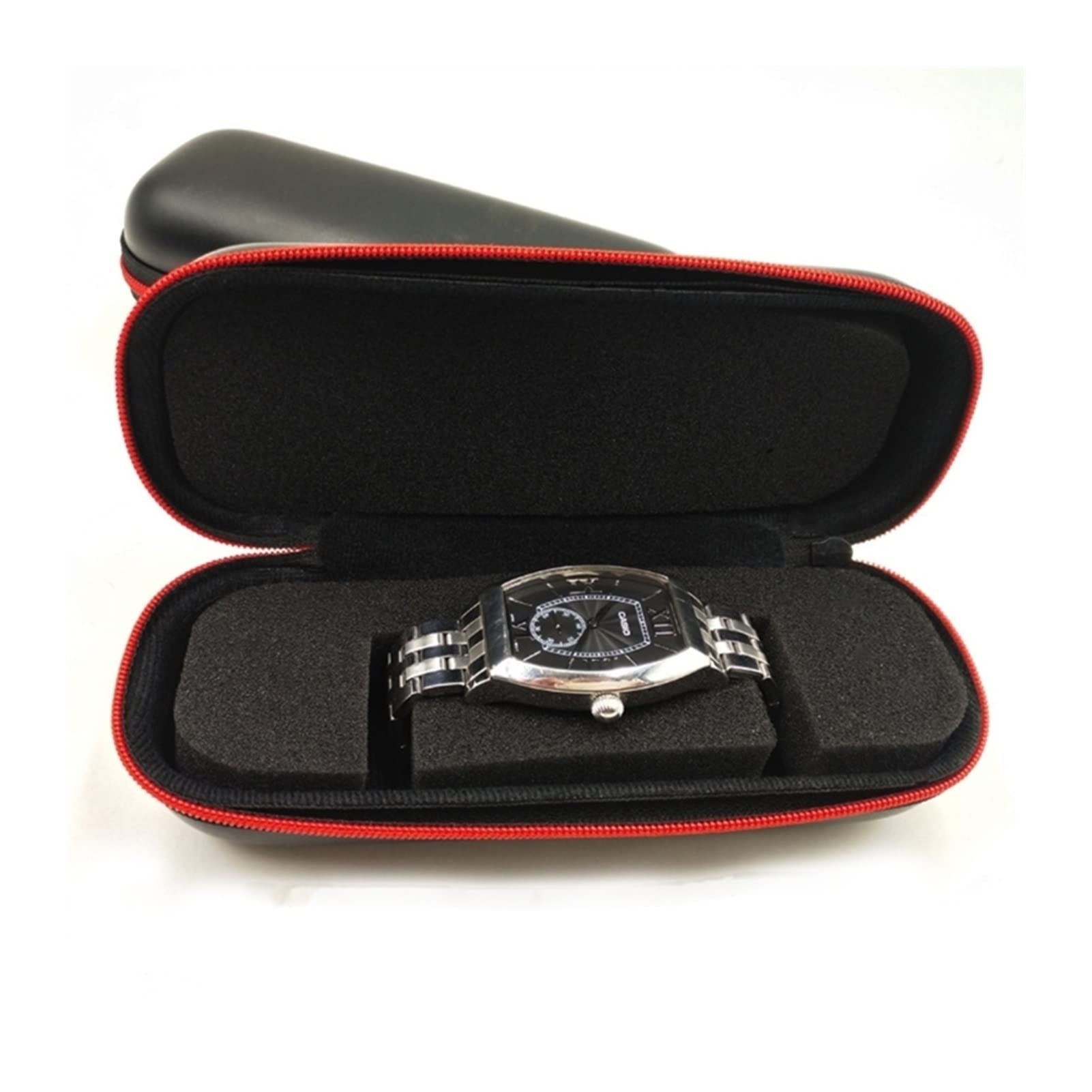 Boîte de montre en EVA noir : protection robuste et design élégant pour collectionneur