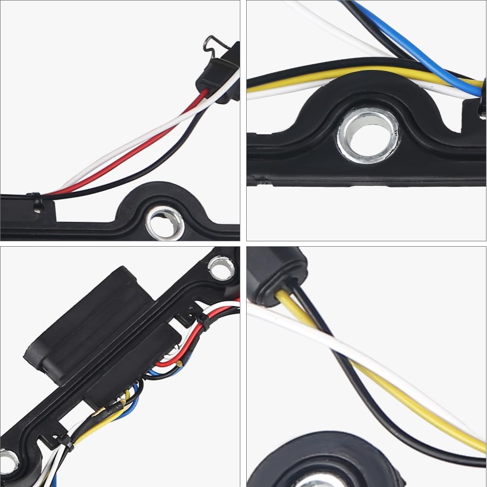 Compatible with Powerstroke Diesel Valve Cover Gasket with Injector Glow Plug Harness Ford Truck 7.3L 1998 1999 2000 2001 2002 2003, OEM F81Z-6584-AA, F81Z-9D930-AB, 615-201