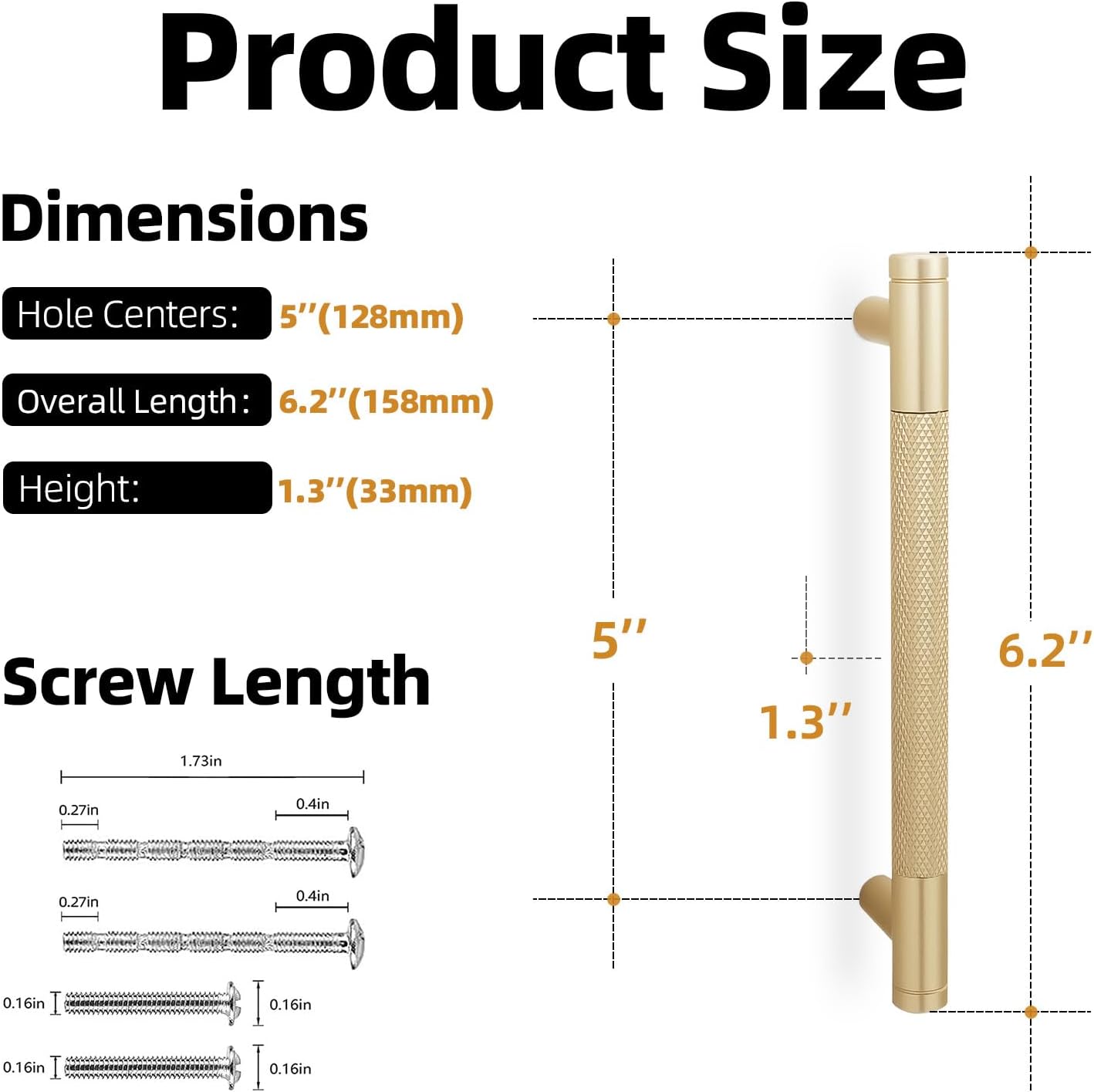 10 Pack Brushed Gold Cabinet Pulls knurled 5 Inch Hole Centers Kitchen Cabinet Handles Gold Drawer Pulls Cabinet Hardware