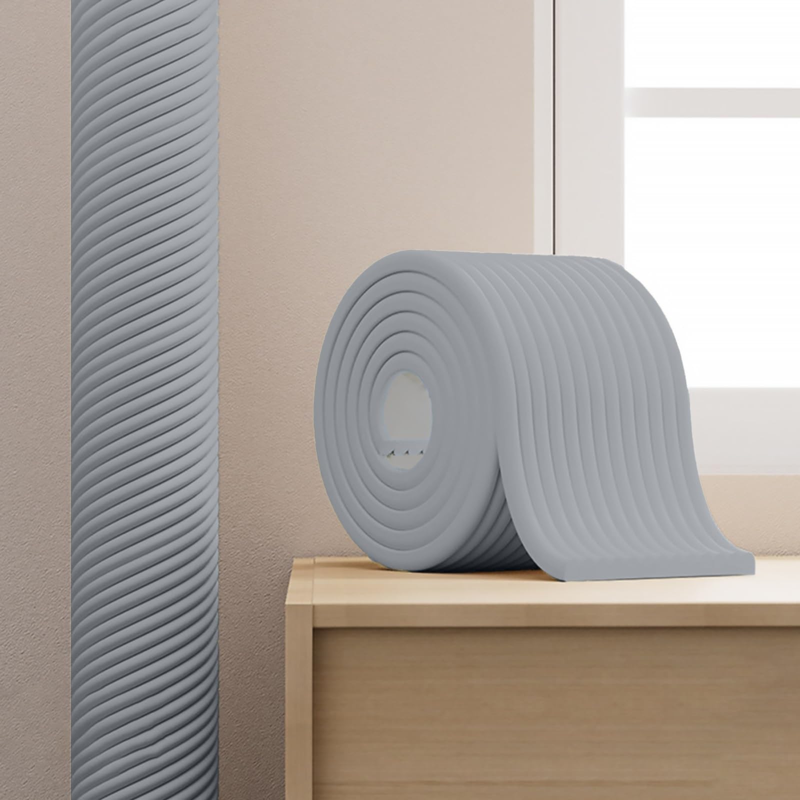 Rohrisolierung Außenbereich, Rohrisolierung Schaumstoff 5x200cm Rohrisolierung Außenbereich Heizungsrohr Isolierung Zum Wickeln, Frei Schneidbar, Kombiniert Ästhetik Mit Funktionalität(Grey,3pcs)
